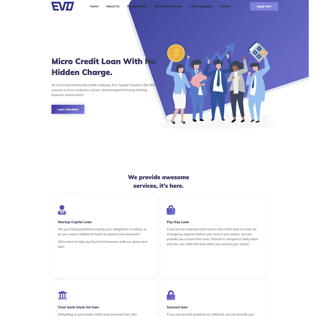 https://www.techtree.my/EvoCredits-Website